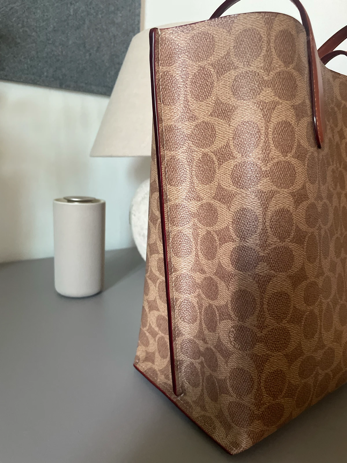COACH WILLOW TOTE BAG IN SIGNATURE CANVAS