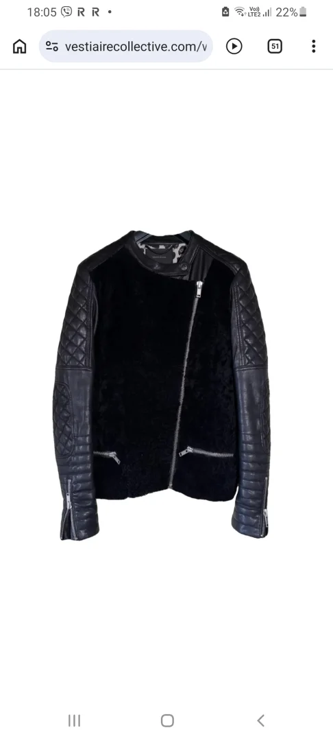 kožna ženska biker jakna Maison Scotch