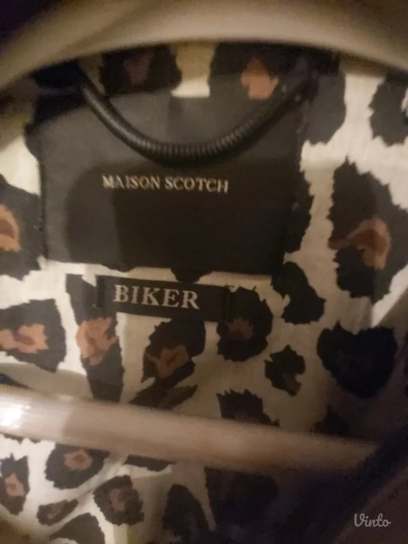 kožna ženska biker jakna Maison Scotch