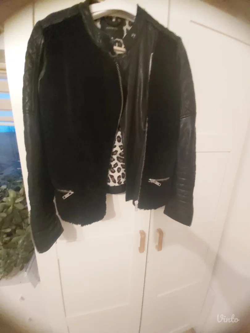 kožna ženska biker jakna Maison Scotch