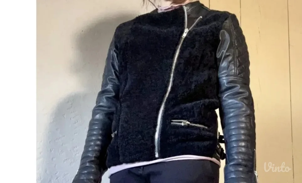 kožna ženska biker jakna Maison Scotch