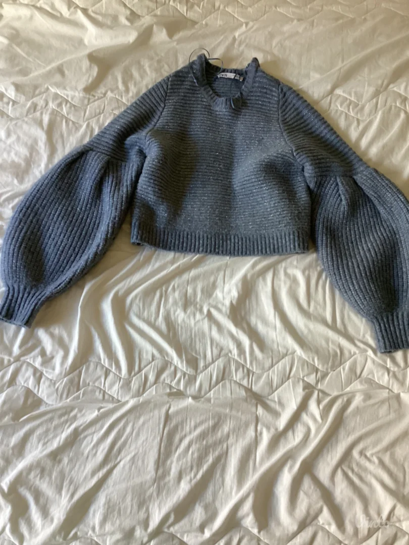 Zara crop dzemper - wool blend