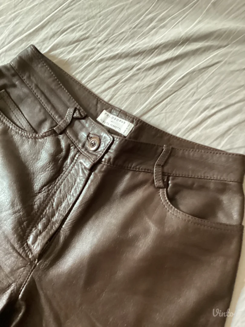 Philosophy di Alberta Ferretti kozne pantalone