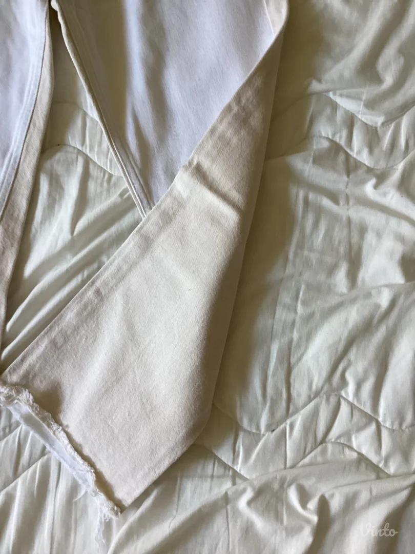 Stradivarius patchwork nove dvobojne farmerke