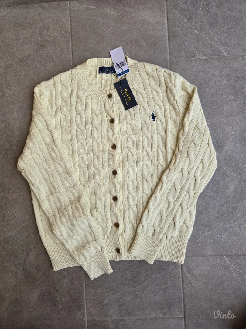 Ralph Lauren Milk Apricot kardigan - NOV SA ETIKETOM (L)