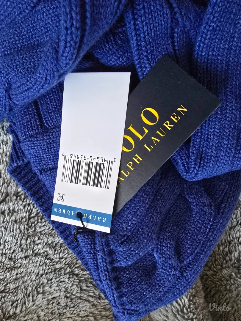 Ralph Lauren Navy Blue kardigan - NOV SA ETIKETOM (M)