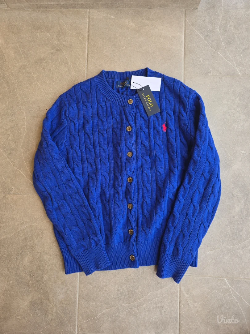 Ralph Lauren Navy Blue kardigan - NOV SA ETIKETOM (M)