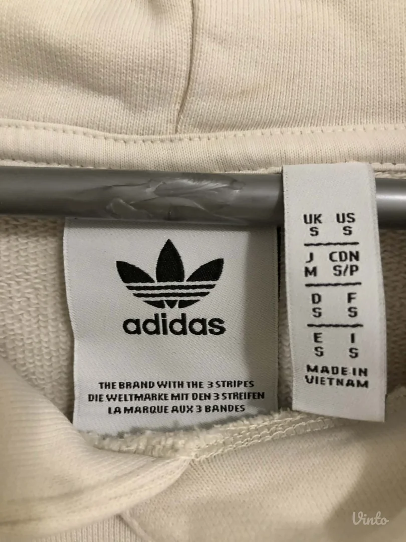 Adidas bela pamučna trenerka (komplet)