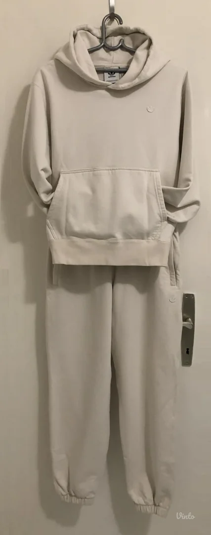 Adidas bela pamučna trenerka (komplet)