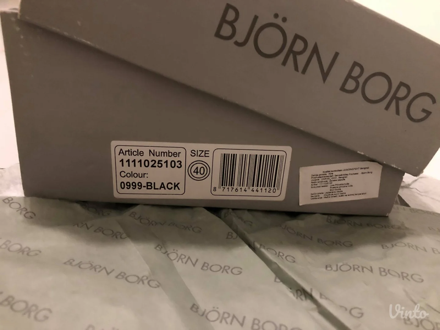 Björn Borg kožne papuče / klompe (nove)
