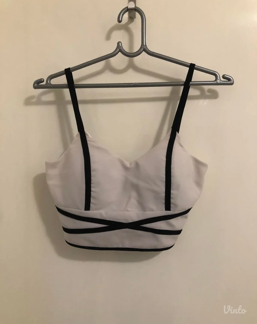 Crop top majica na bretele (korset)