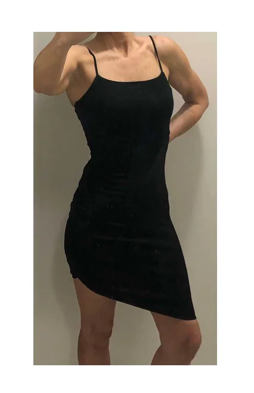 "Forever 21" crna haljina na bretele