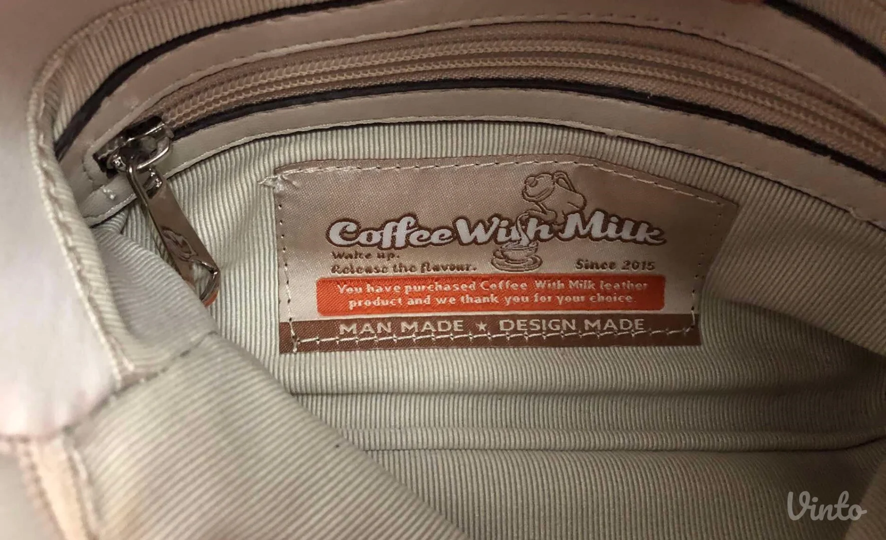 Manual Coffee With Milk kožna torba (tašna) NOVA