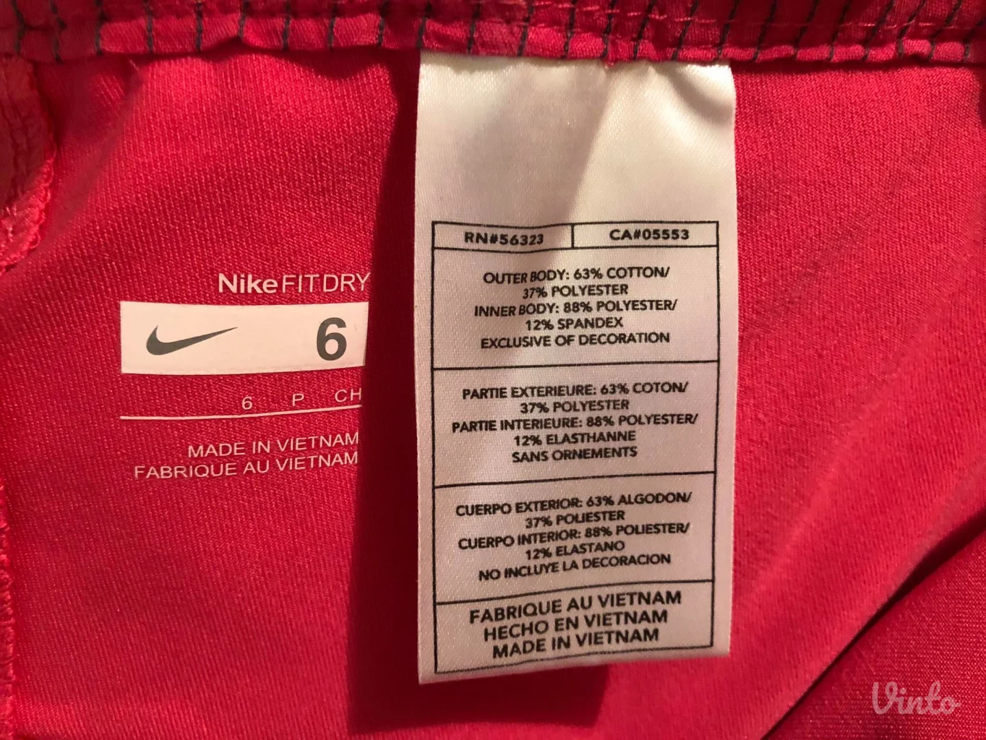 NIKE FIT DRY teniska suknjica sa šortsem (nenošena)