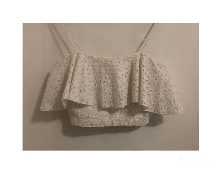 Crop top majica sa vezom