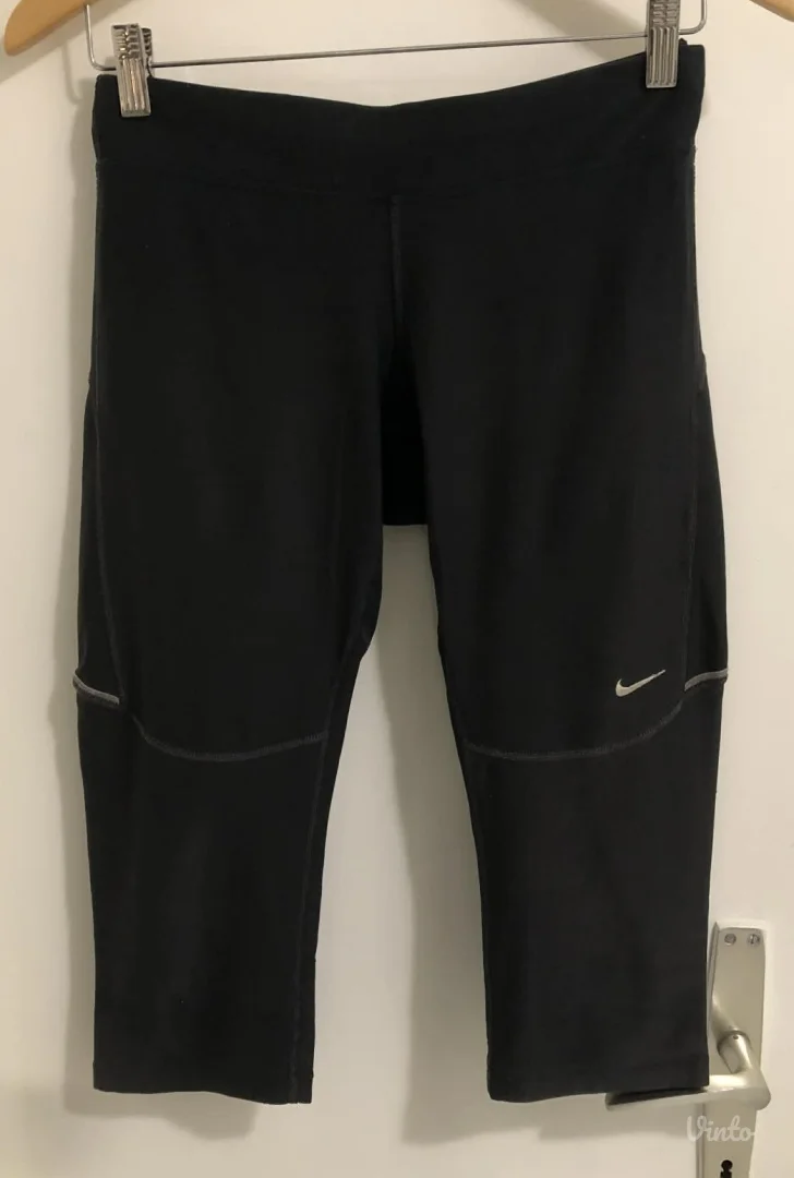 Nike DRI-FIT sportske crne bermude (helanke)