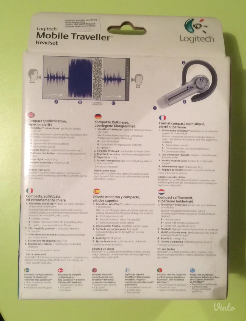 Logitech Bluetooth slušalice (neraspakovane)