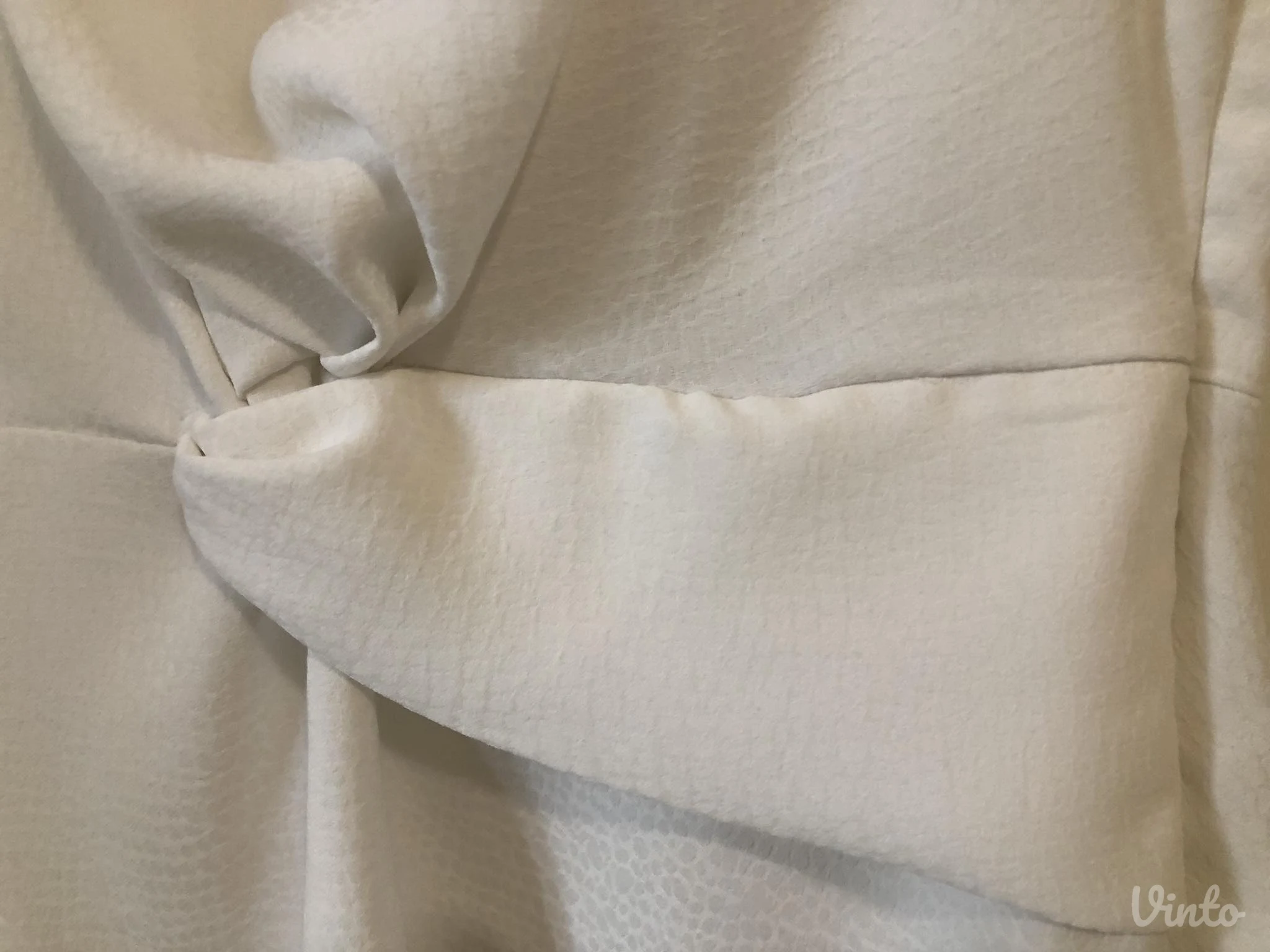 ZARA bela bluza bez rukava