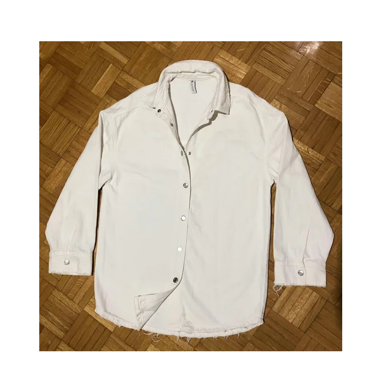 ZARA velika bela teksas košulja (oversize)
