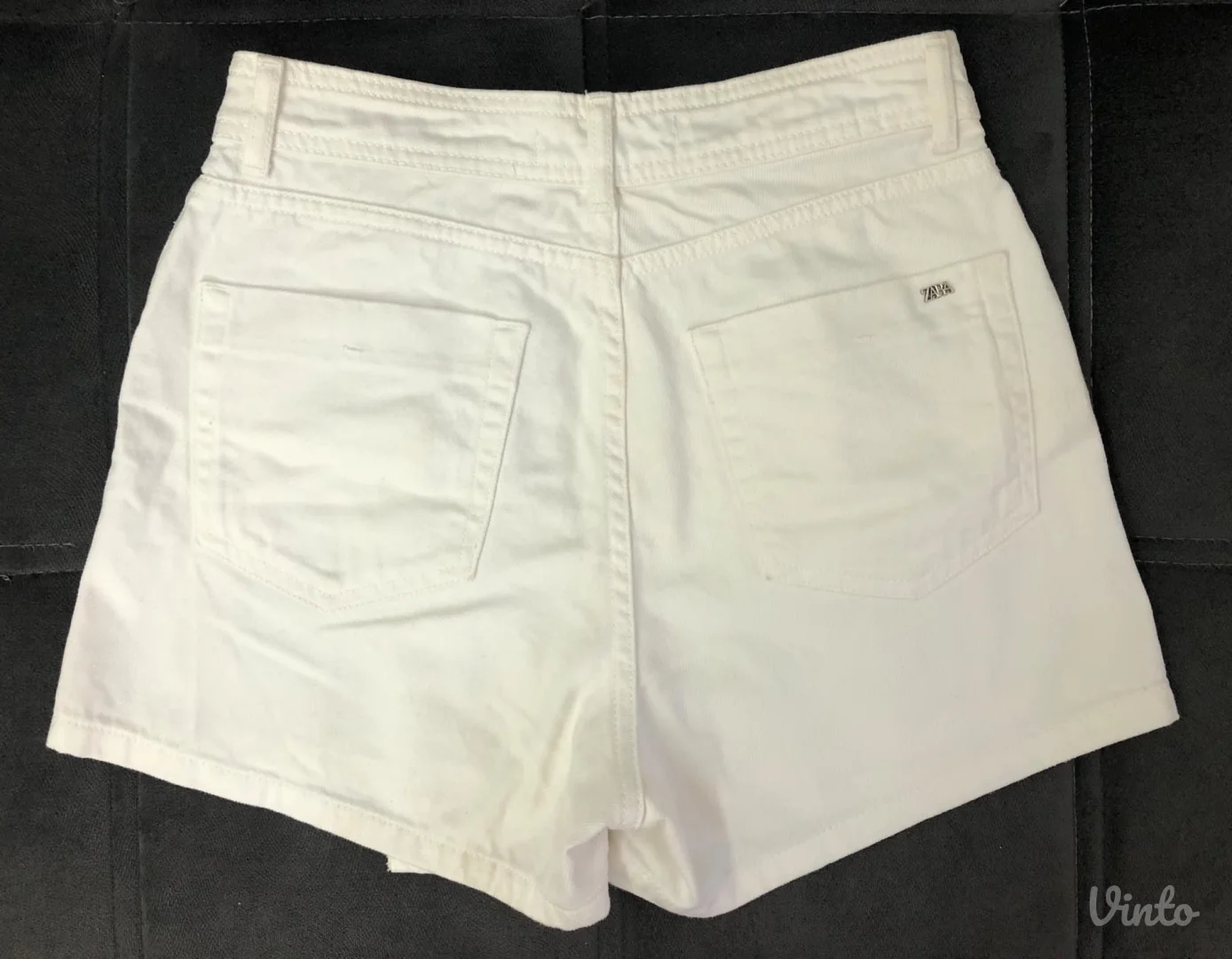 ZARA beli teksas šorts / suknja