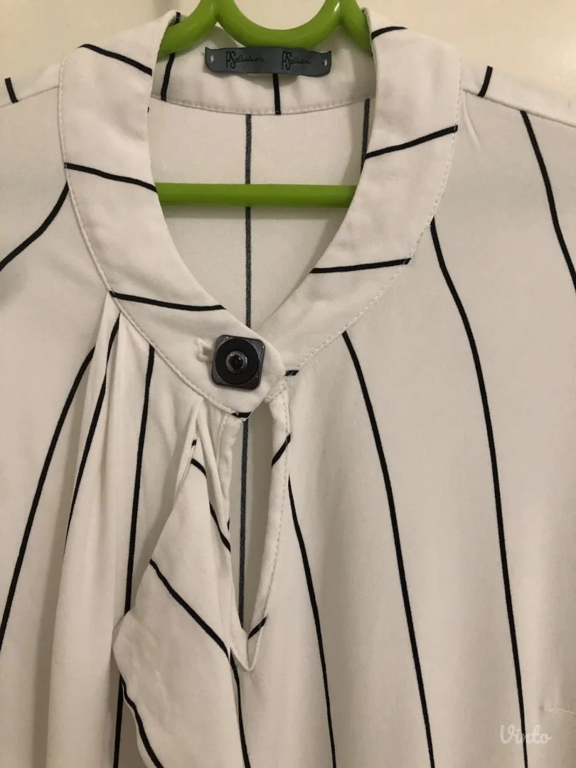 “PS fashion” elegantna bela prugasta košulja