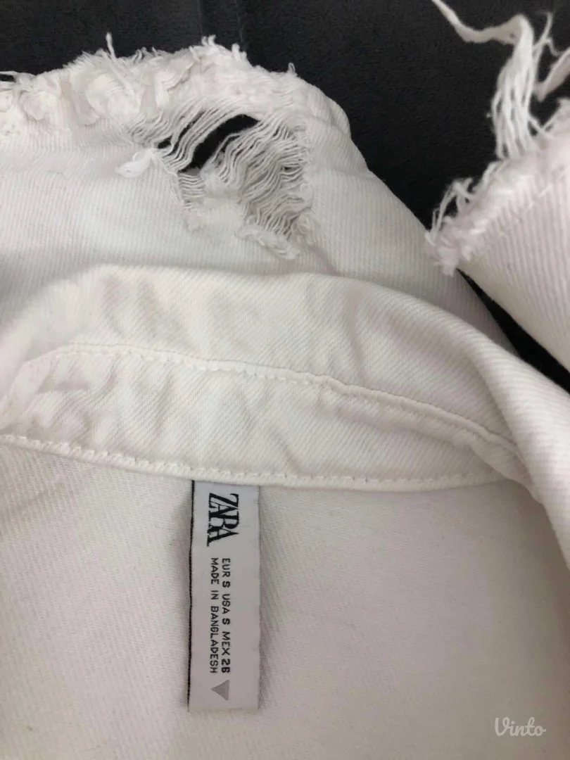 ZARA velika bela teksas košulja (oversize)