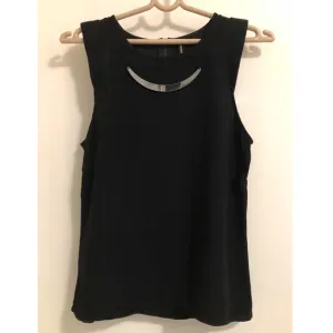 Stradivarius crna bluza bez rukava