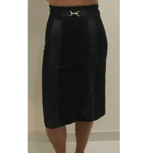 adL crna elegantna uska suknja
