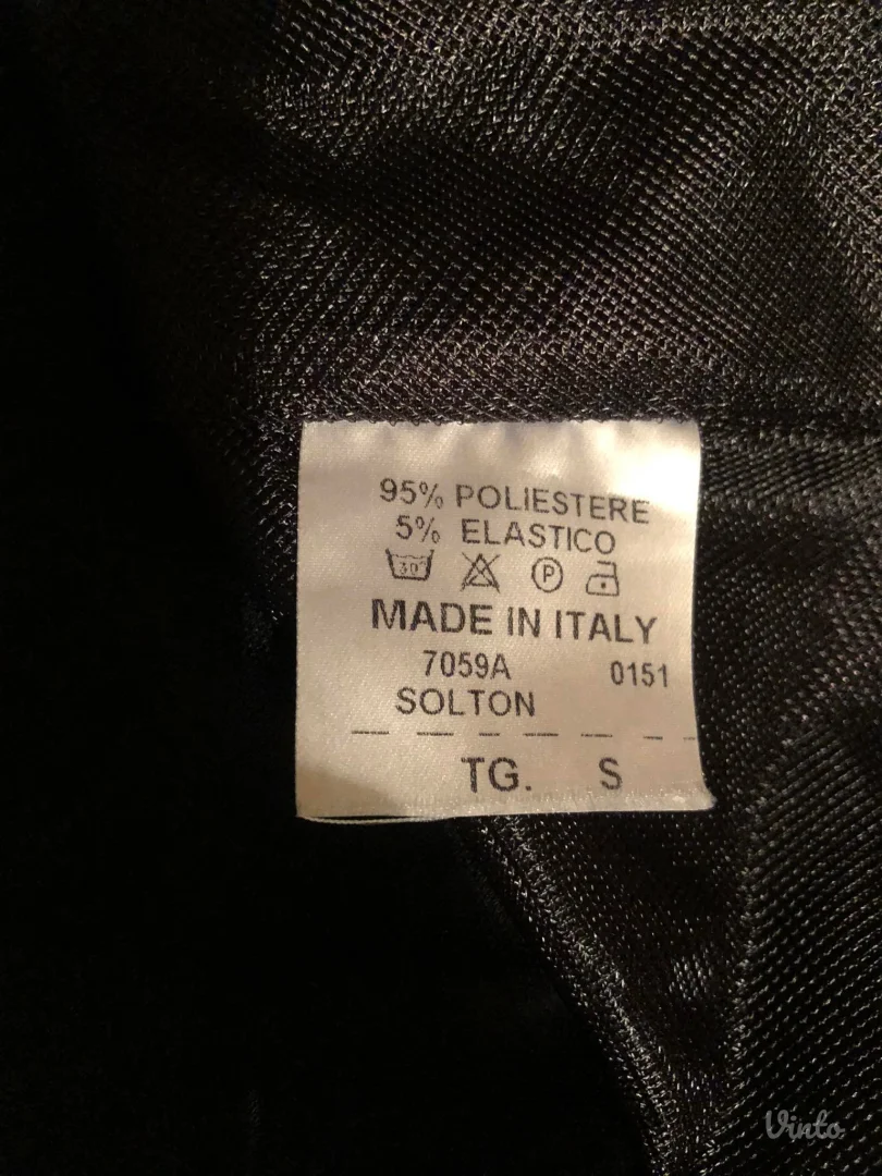 ROSSODISERA crna mini suknja sa čipkom