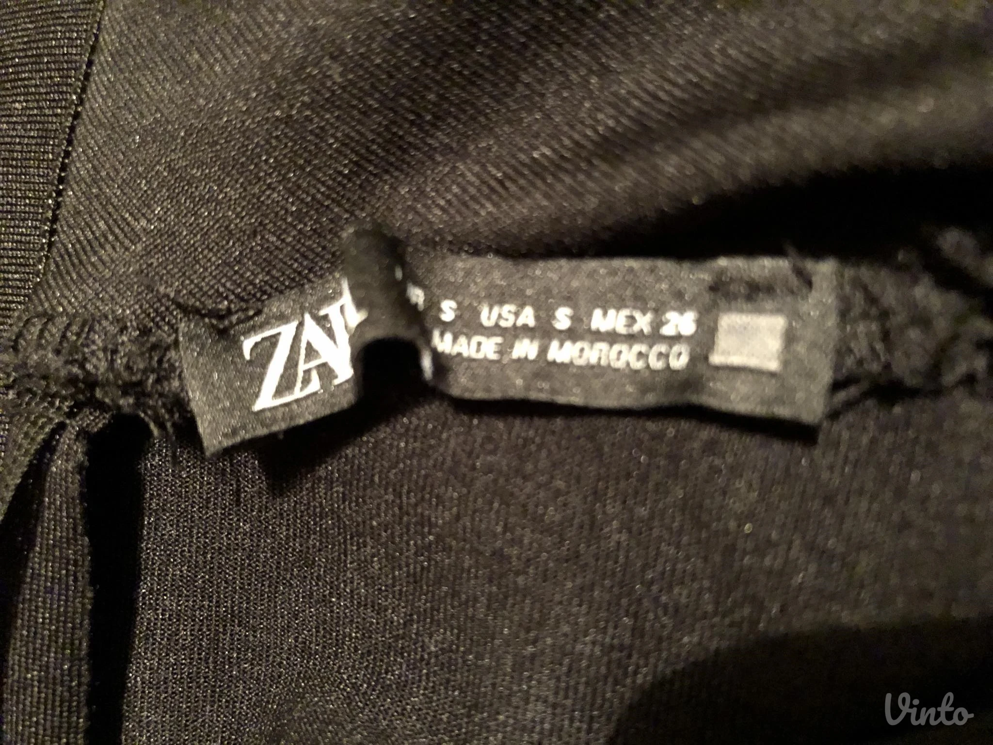 ZARA crna bodi majica