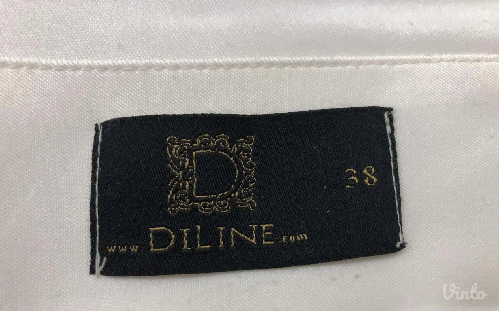 Diline bela haljina na jedno rame