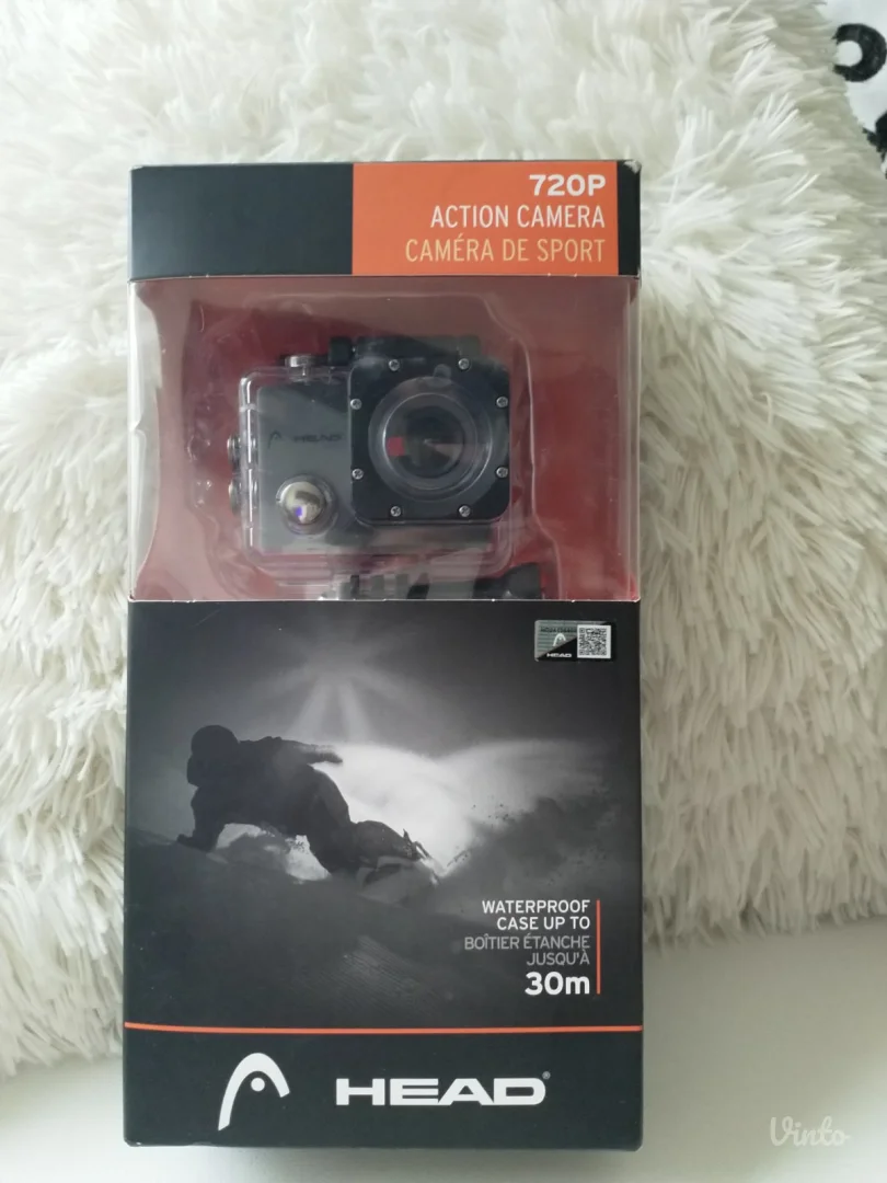 Head 720p Action camera NOVO!