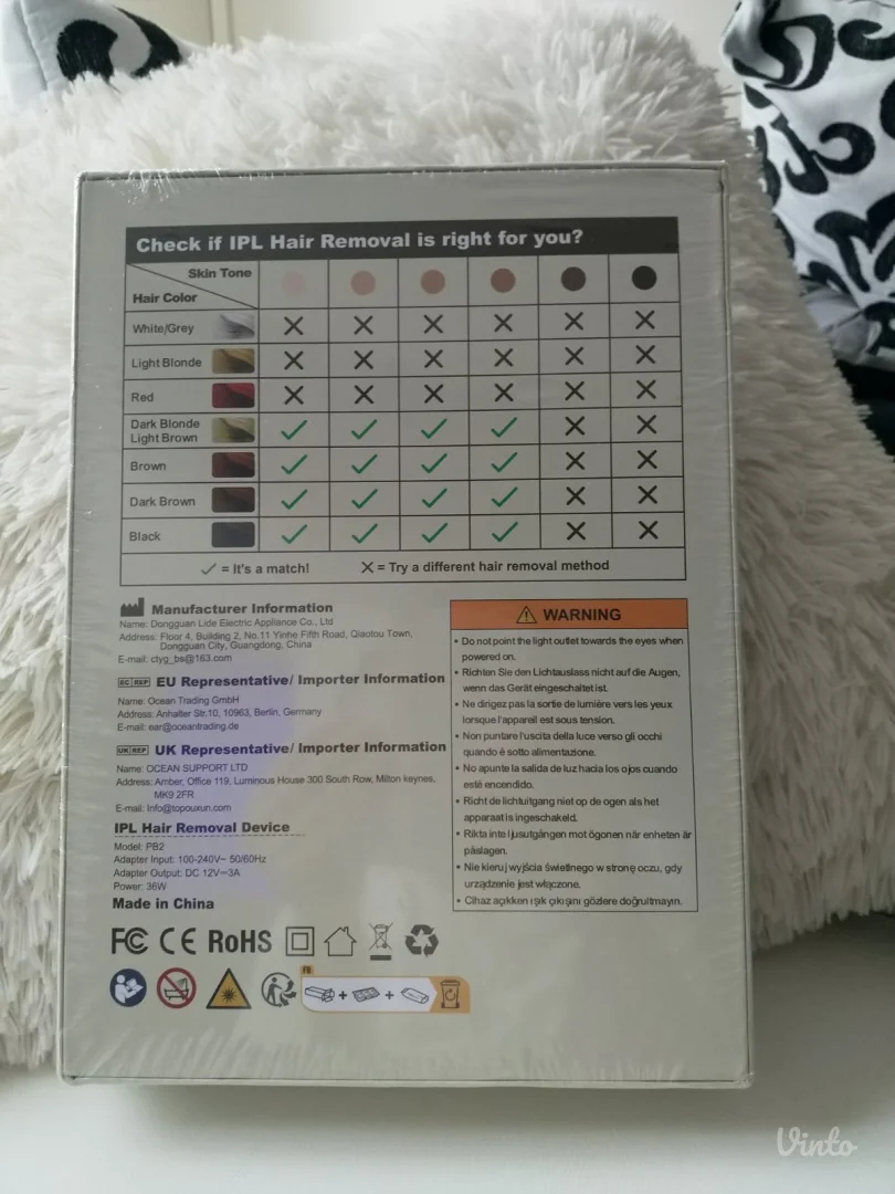 UK IPL epilator sa Hladjenjem Fabricki zapakovan NOVO!