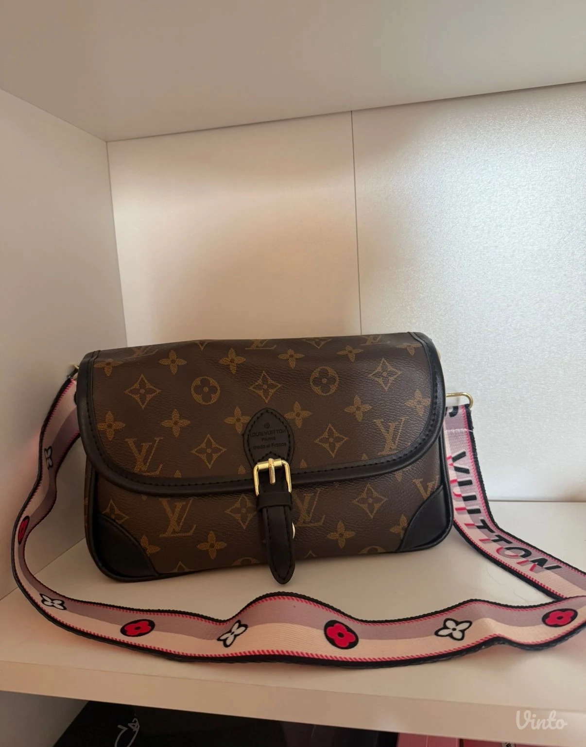 Louis Vuitton stil – Diane Black Leather