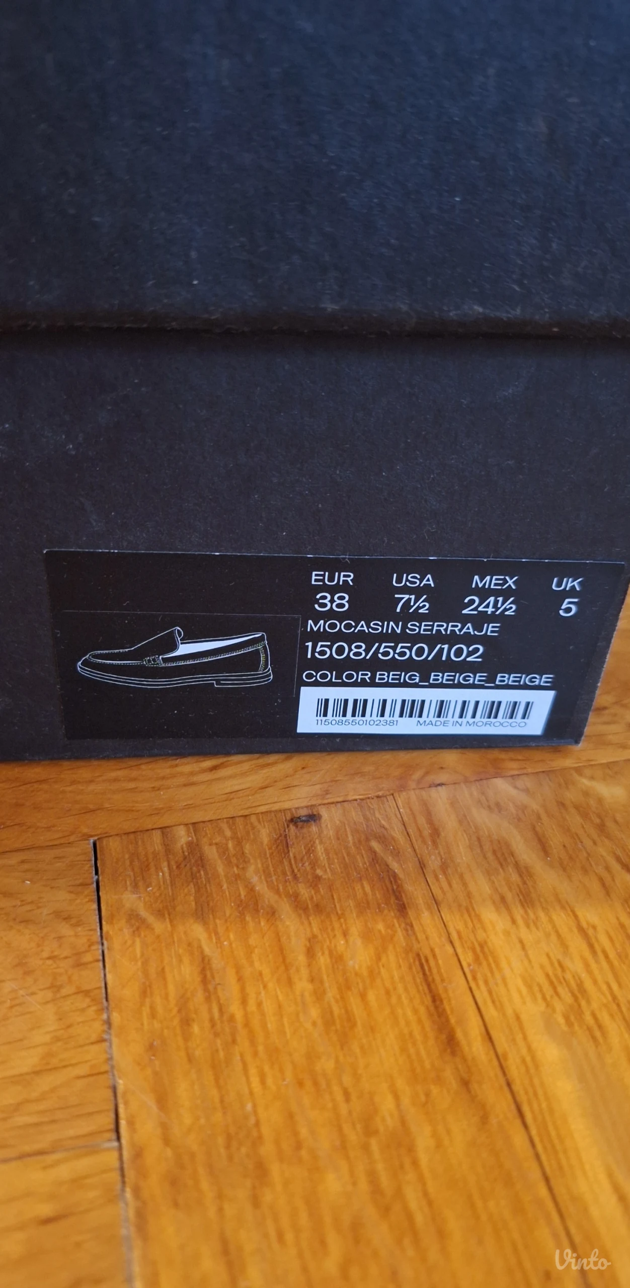 Massimo Dutti mokasine 38 NOVO