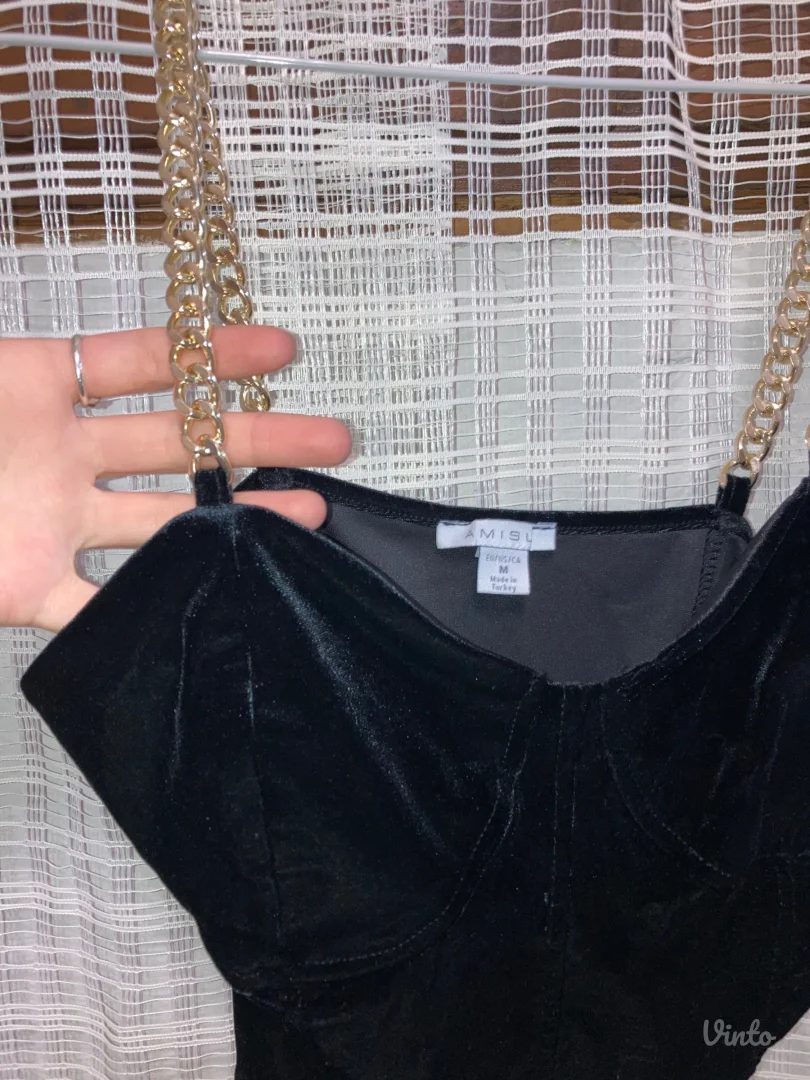 Amisu-Plišani crni top🐈‍⬛