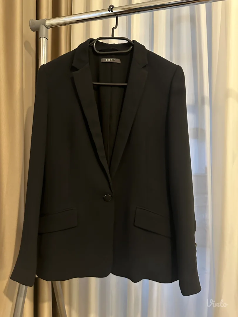 Esprit crni zenski sako