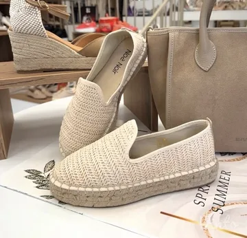 Noa Noir kozne espadrile NOVO