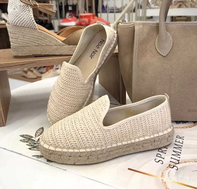 Noa Noir kozne espadrile NOVO