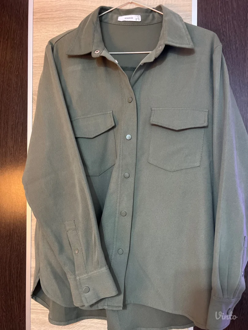 Maslinasta ženska košulja