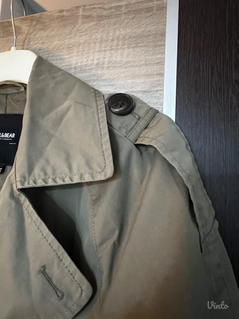 Pull&Bear maslinasti mantil