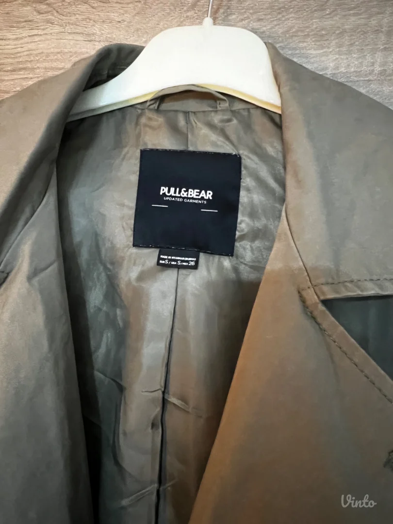 Pull&Bear maslinasti mantil