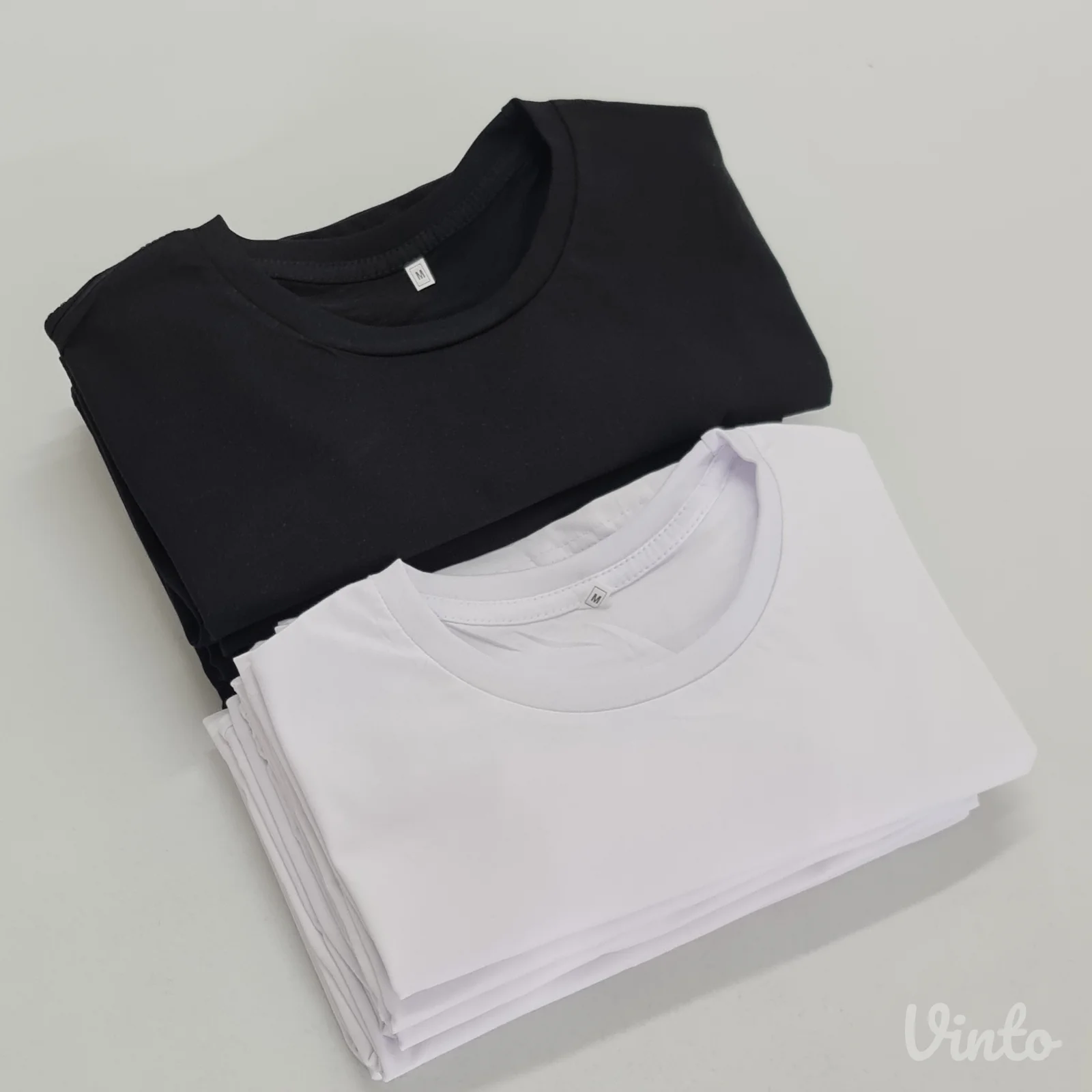 Set 5 Muških Majica od 100% Pamuka | Crne i Bele Majice – Mafimi