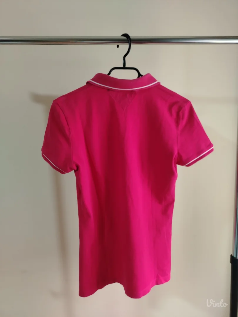 TOMMY HILFIGER PINK MAJICA SA KRAGNICAMA