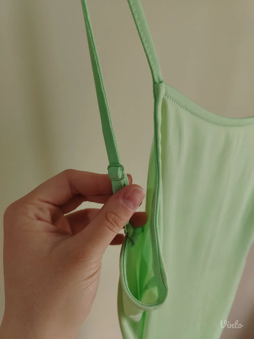 ZELENA MIDI HALJINA SA APSTRAKTNIM PRINTOM