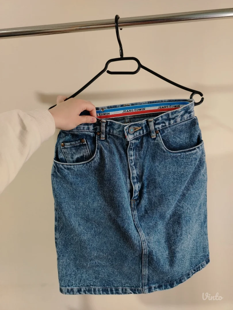 VINTAGE TEKSAS MINI SUKNJA