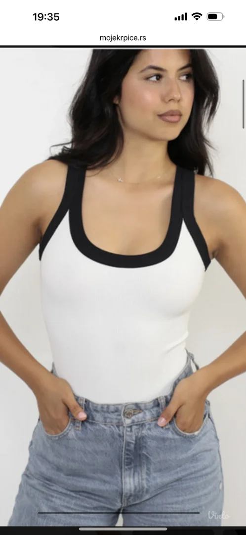 BEBE BY DUNJA CRNO-BELI BODI