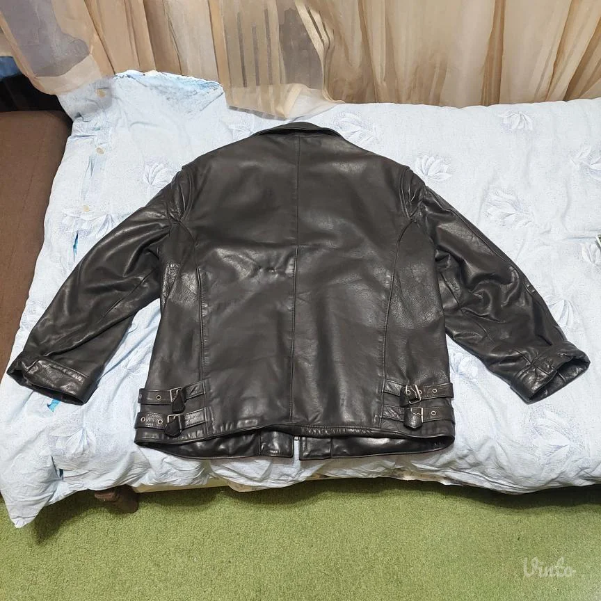 Italijanska muška kožna jakna 2XL