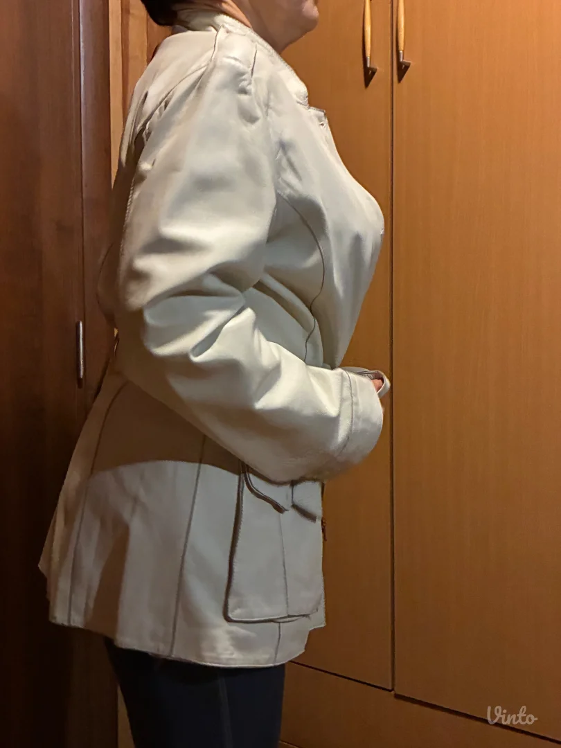 Bela Conbipel kozna jakna