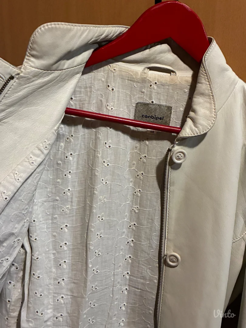 Bela Conbipel kozna jakna